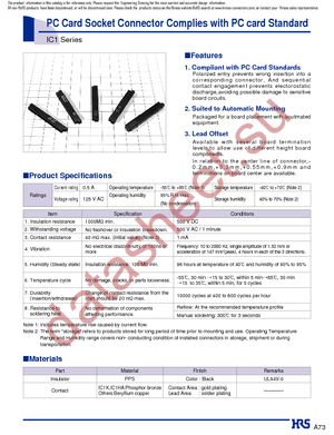 IC1BB-68RD-1.27SH(52) datasheet  